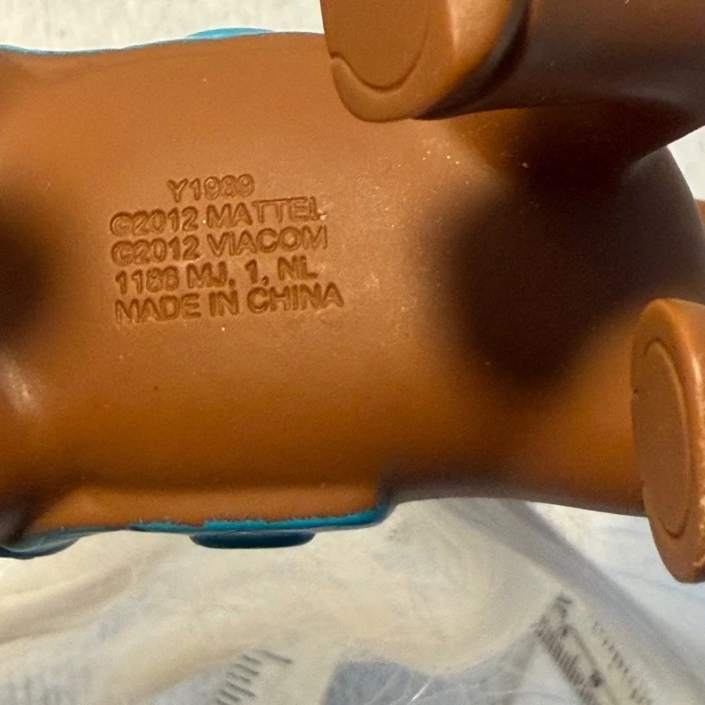 Mattel Dora the Explorer Brown Horse Figure Blue Saddle White Mane 2012 Y1989